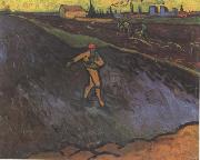 Vincent Van Gogh The Sower:Outskirts of Arles in the Background (nn04) France oil painting artist